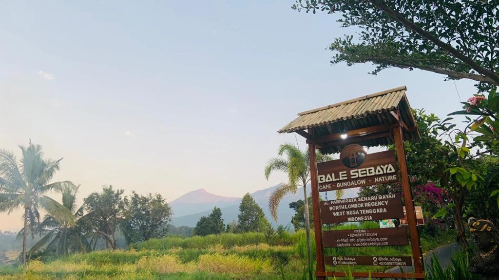 Bale Sebaya Bungalows Senaru Bagian luar foto